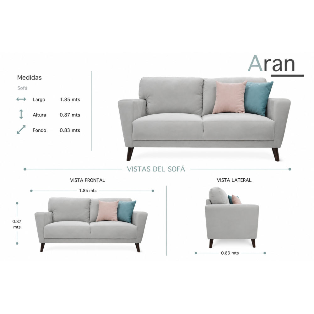 ARAN SOFÁ (3 Plazas)