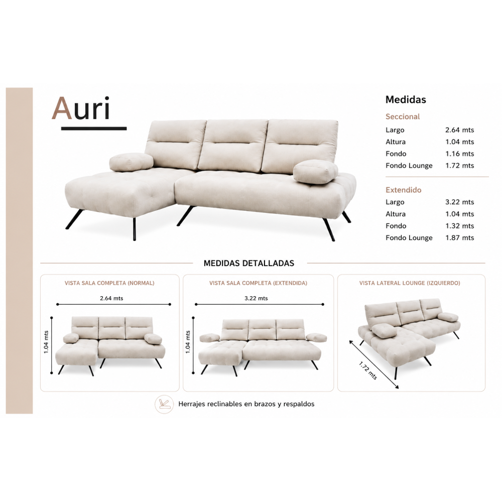 AURI SECCIONAL 