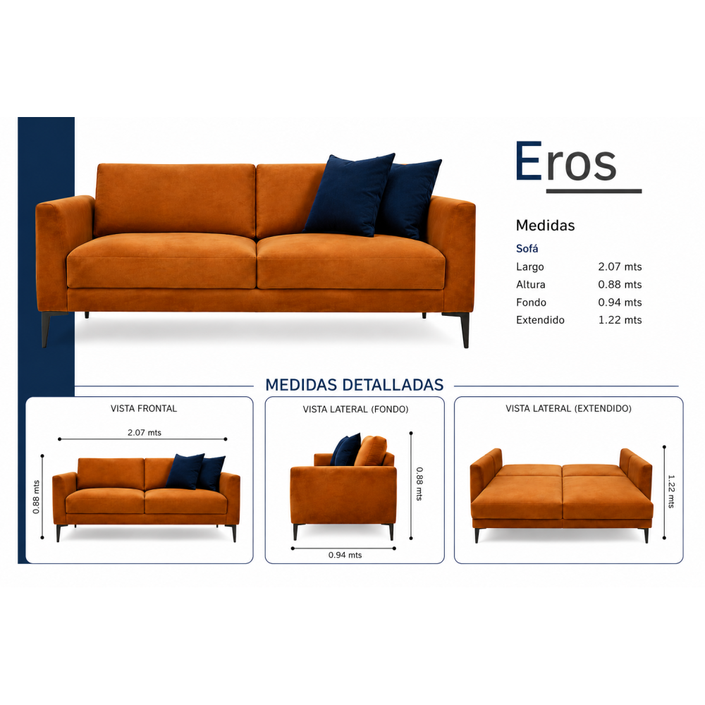 EROS SOFÁ CAMA