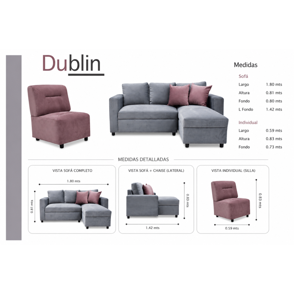 DUBLIN SECCIONAL + OCASIONAL