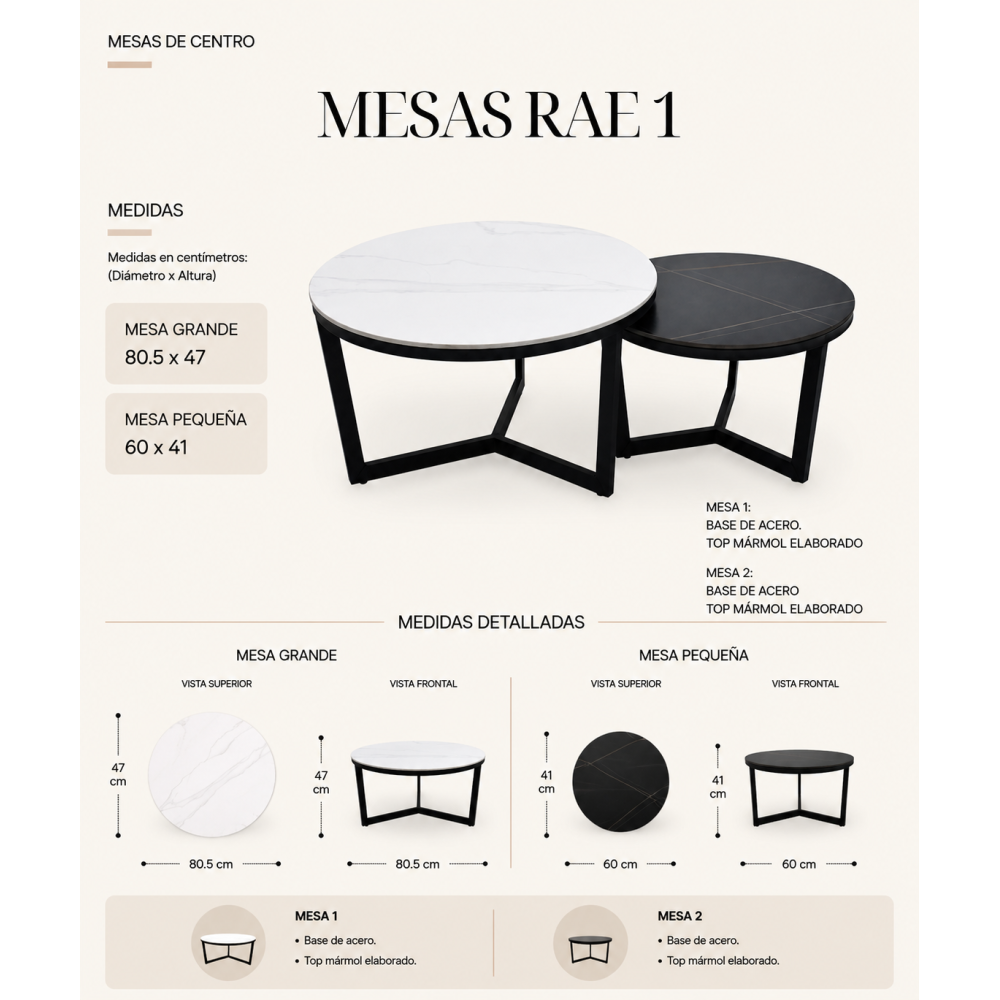 MESA DE CENTRO RAE 1 