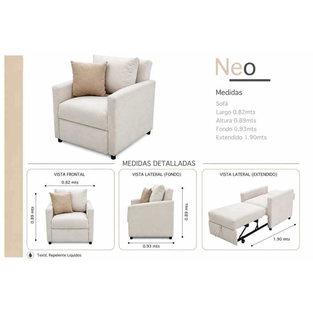 NEO SOFÁ CAMA 
