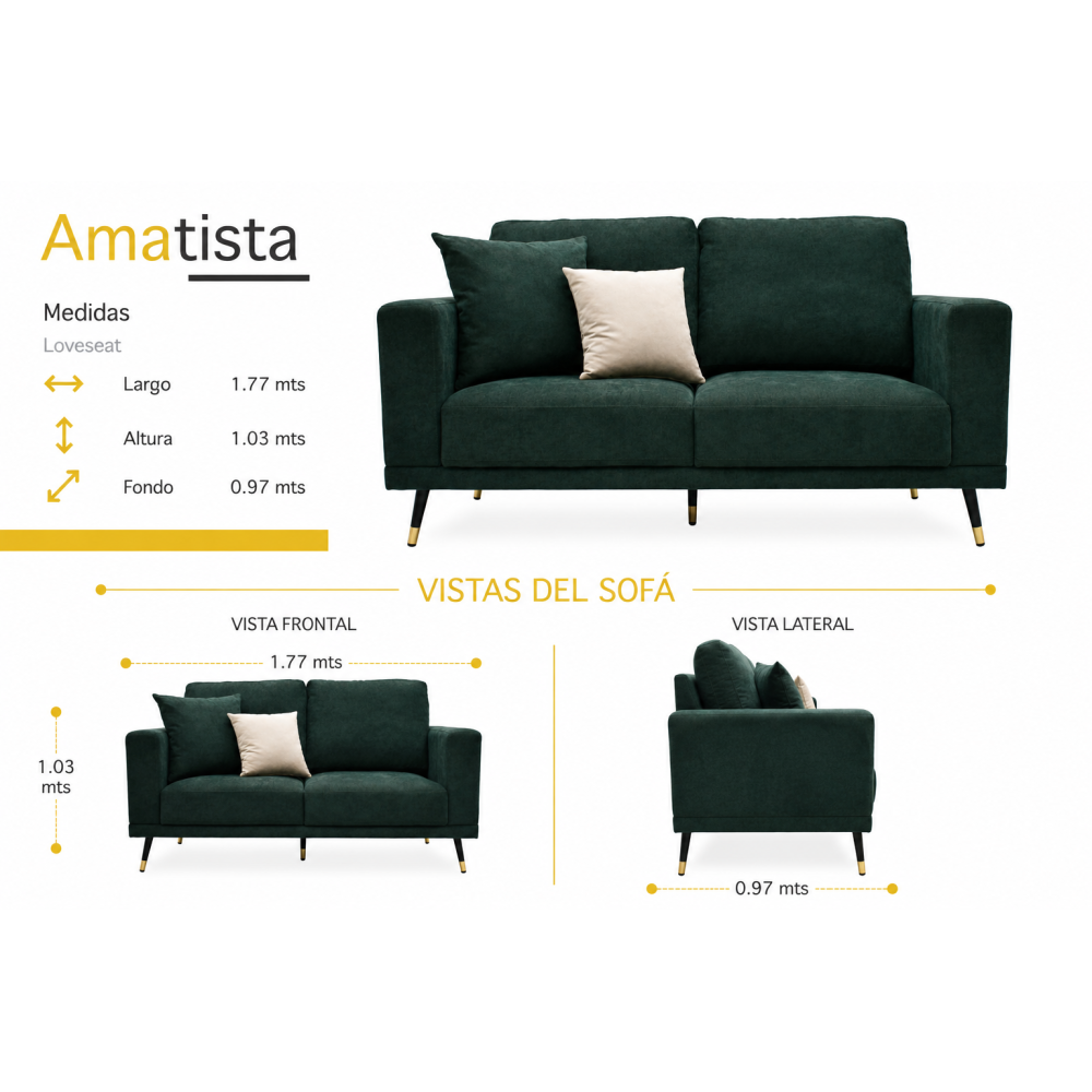 AMATISTA LOVESEAT (2 Plazas)