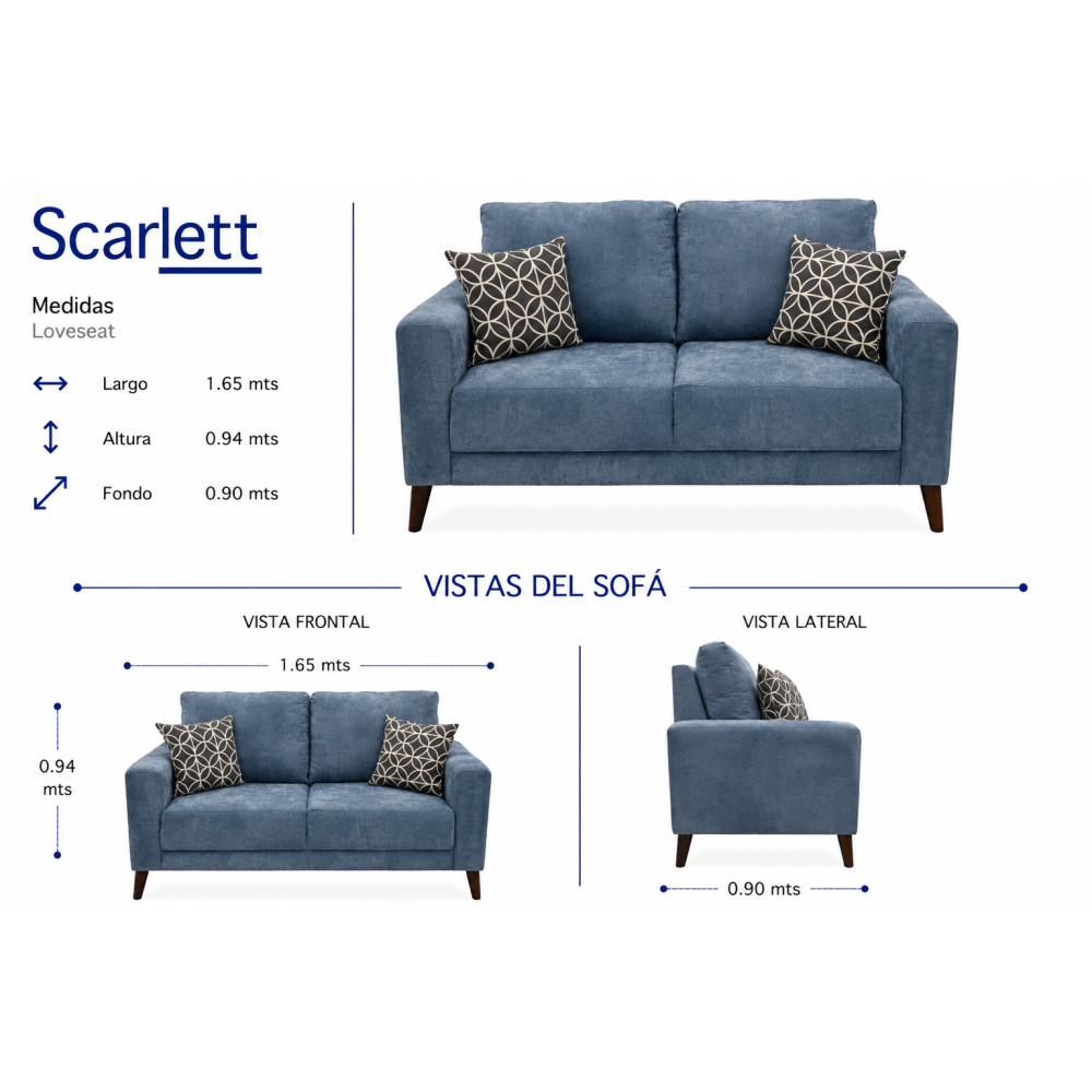 SCARLETT LOVESEAT (2 Plazas) 