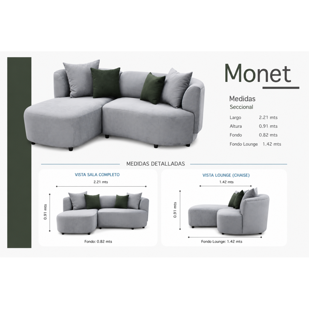 MONET SECCIONAL 